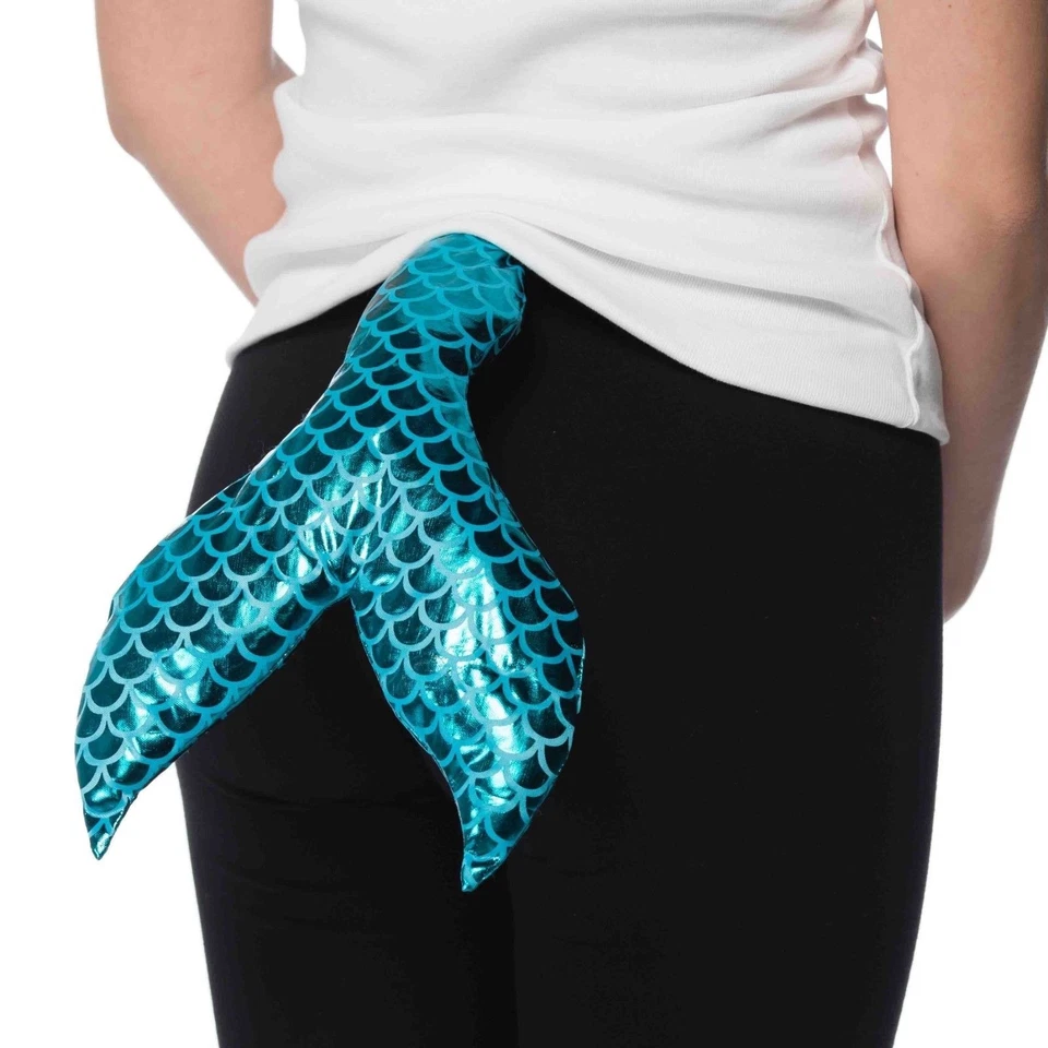 Peluche Sirena Clip En Cola Azul Fantasía Fácil Disfraz Accesorio Niño o Adulto Foto 1 de 1