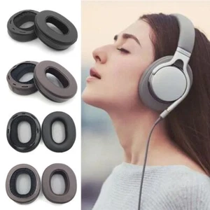 1Pair Protein Leather Ear Pads for SONY MDR-1A 1ADAC 1ABT 1R NC MK2 - Picture 1 of 16