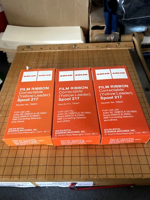 Vintage Adler film ribbon correctable. spool 217 - Image 1 of 2