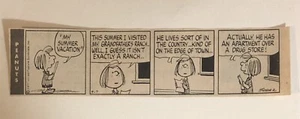 1977 Peanuts Vintage Comic Strip cs1 - Bild 1 von 2