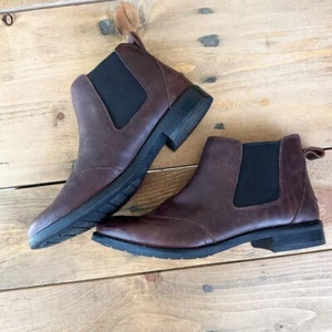 Sperry Topsiders Fairpoint braune Westernstiefeletten Leder Chelsea 7,5 Budapester - Bild 1 von 9