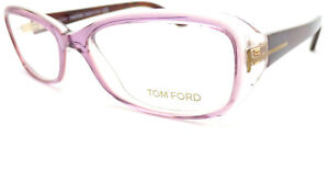 TOM FORD Reading Glasses from +0.25 to +3.50 Crystal Purple/ Brown FT5213 080