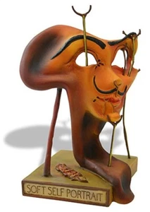 SALVADOR DALI Self Portrait STATUE SURREAL SCULPTURE - Imagen 1 de 2