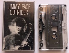 Jimmy Page ‎Outrider Cassette Tape 1988 Geffen Led Zeppelin