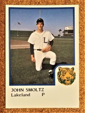 1986 John Smoltz 1st Card (HOF)  Lakeland Tigers Team Set (ProCards)