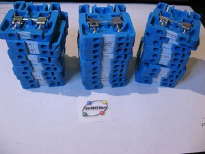 Allen-Bradley 1492 Style H Terminal Block Blue - USED Qty 31 - Picture 1 of 5