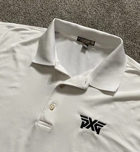Camisa polo de golf blanca manga corta Peter Millar Summer Comfort PXG para hombre XXL - Imagen 1 de 7