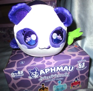 2024 Aphmau Meemeows Mystery Safari Panda Cat 6" Plush Limited Edition NEW NIOB - Picture 1 of 8