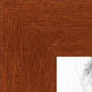 ArtToFrames Picture Frame Custom 1.375" Brown Walnut Stain on Wood 4296 Small - Picture 1 of 7