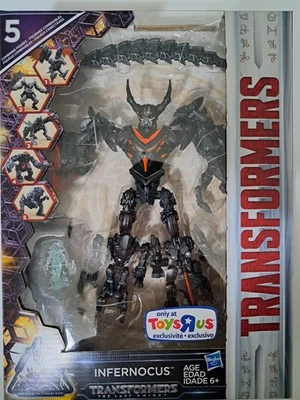 SEALED Transformers The Last Knight INFERNOCUS ToysRUs Exclusive 2016 Figure MIP - Image 1 of 4