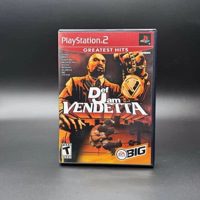 Def Jam Vendetta (Sony PlayStation 2 PS2, 2003) CIB Complete Manual Tested - Image 1 of 3