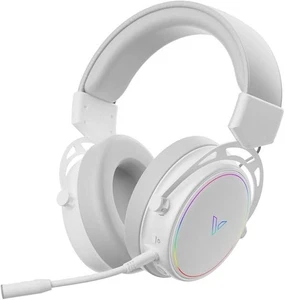 Rapoo 12598 headphones/headset Wireless Head-band Gaming Bluetooth WHITE VH800 - Afbeelding 1 van 5