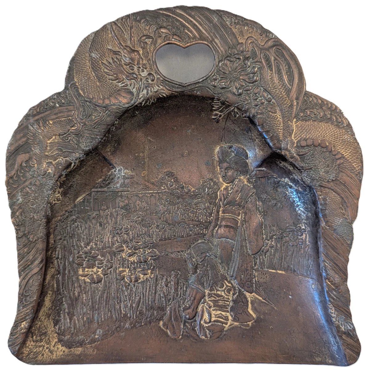 铜古董日本盘子| eBay