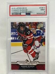 2015 Upper Deck NHL #CM-7 CONNOR McDAVID COLLECTION RC PSA 9 MINT Team Canada - Bild 1 von 3