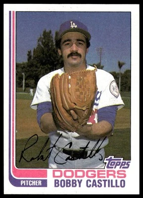 1982 Topps #48 Bobby Castillo Los Angeles Dodgers NM+ - Image 1 of 2