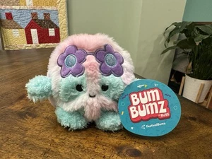 BUM BUMZ Bumz Megs The Peace Zeichen 4 Zoll weiches Plüschtier Kellytoy Neu mit Etikett NEU - Bild 1 von 2