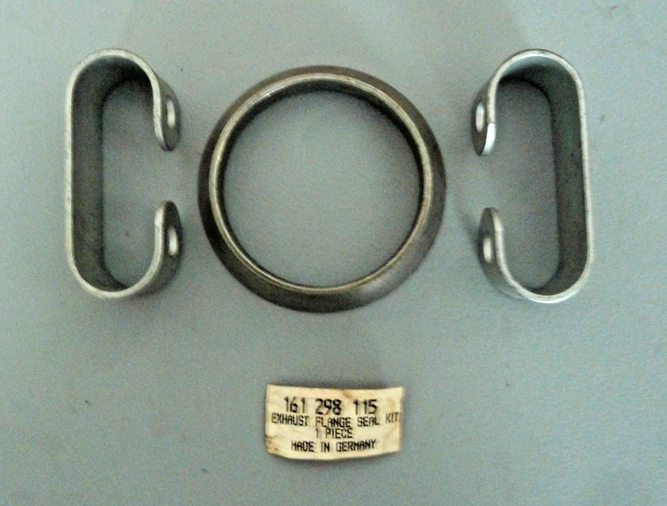 VOLKSWAGEN MK2 EXHAUST DOWNPIPE TO MANIFOLD GASKET KIT 161298115 GERMANY NEW - Image 1 of 1