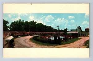 Valdosta GA-Georgia Valdosta Motel Pool Antique Vintage Souvenir Postcard - Picture 1 of 2
