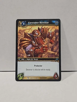 World Of Warcraft TCG March Of The Legion Caretaker Devonar Regular Common - Image 1 of 2
