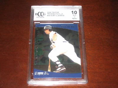 2006 TRISTAR KOBY CLEMENS # 94 ROOKIE CARD BCCG 10 MINT - Image 1 of 2