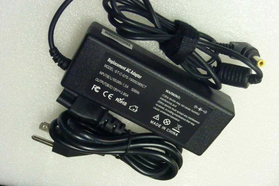 Cargador adaptador de CA 75W para Toshiba Satellite S855-S5165 S855-S5168 P875-S7102 Foto 1 de 1