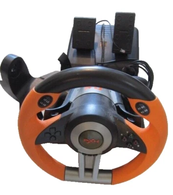 PXN V3 Pro ~ Racing Steering Wheel With Pedals ~ PS4 PC XBOX ONE Nintendo Switch - Image 1 of 4