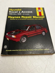 Haynes Repair Manual #43015 Hyundai Excel & Accent 1986 Thru 1998 - Picture 1 of 6