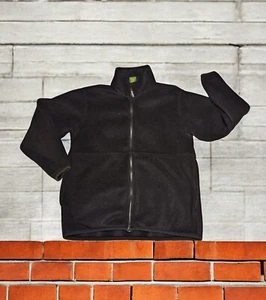 CABELA'S Womens POLARTEC Black FLEECE Full Zip Jacket Size Large - Picture 1 of 11