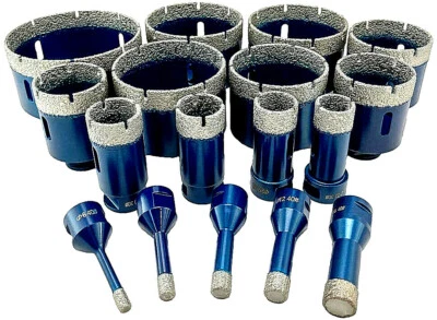 Fliesenbohrer 6 - 102 mm M14 Diamantbohrer Fliesen Bohrkrone für Winkelschleifer - Bild 1 von 4