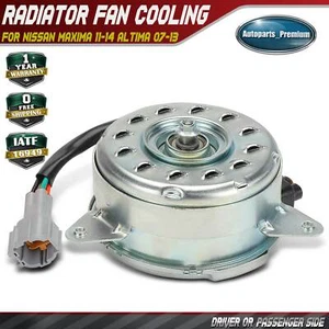 Left or Right Radiator Fan Cooling Motor for Nissan Altima 07-13 Maxima 11-14 - Picture 1 of 9
