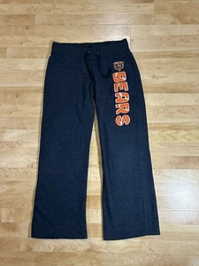 Womens NFL Chicago Bears Football Sweatpants Blue Logo sz Large - Picture 1 of 5