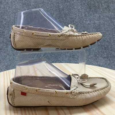 Zapatos Marc Joseph para mujer 6,5 Cypress Hill informales sin cordones mocasines cuero beige Foto 1 de 4