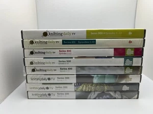 KNITTING DAILY TV Lot of 8 Complete Sets SERIES DVDs , Good Condition - Picture 1 of 3