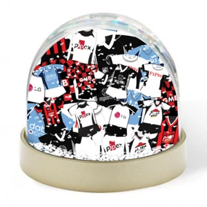 Fulham Retro Kit Mash Snow Globe Xmas Decoration Great Fans Christmas Gift - Picture 1 of 1