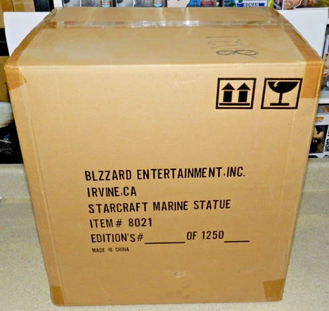 SIDESHOW STARCRAFT MARINES STATUE SHIPPER SEALED TYCHUS FINDLEY BLIZZARD RARE !! Cover