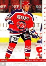 2001-02 Finnish Cardset #206 Kimmo Salminen