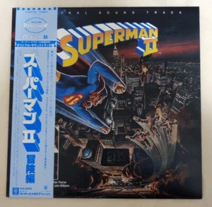 OST / SUPERMAN II 1980 WARNER P-10975W JAPAN LP OBI Ken Thorne VINYL - Picture 1 of 2
