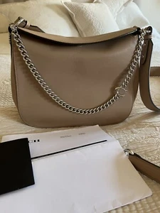 Coach Signature Chain Hobo Handbag - LH Taupe - Picture 1 of 6