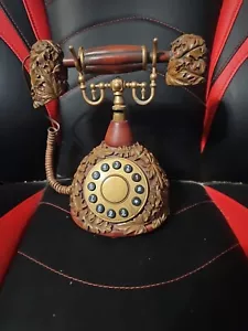 TRI-VISTA DESIGNS Victorian Style Telephone Leaf Motif Landline Telephone - Picture 1 of 5