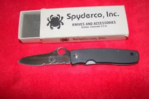 1994-1997 SPYDERCO C15GPS Bob Terzuola Liner Lock #2155 MINT - Picture 1 of 3