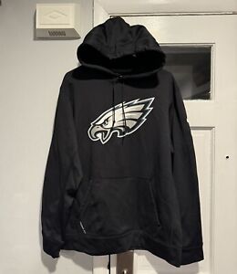 Philadelphia Eagles Hoodie Nike Therma Fit Fleece Sweatshirt Mens Large