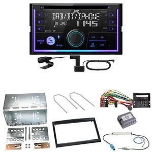 JVC KW-DB95BT Bluetooth Digitalradio Einbauset für Citroen C2 C3 Berlingo Jumpy - Bild 1 von 1