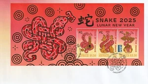 Isla de Navidad 2025 - Cubierta Primer Día con Mini Sábana - Año de la Serpiente. - Imagen 1 de 1