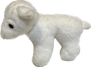 DE COLECCIÓN DIMINUTA OVEJA GUND CORDERO BLANCO 4”x3”x2 ANIMAL DE PELUCHE GRANJA BIBLIA DE PASCUA” - Imagen 1 de 5
