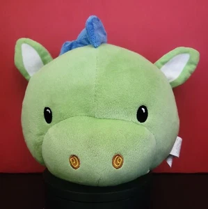 Dinosaur Pillow Green and Blue 9" Plush - Picture 1 of 3