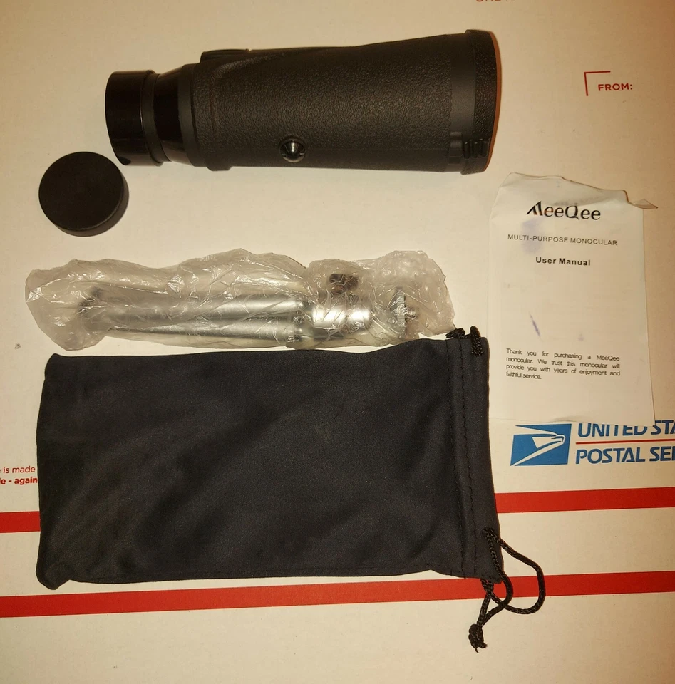 New HD MeeQee Multipurpose Monocular With Tripod Stand Sport Hunting Bird watch - Image 1 of 4