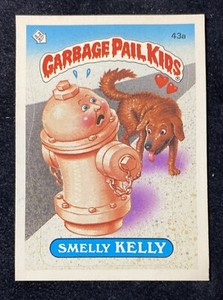 1985 Garbage Pail Kids OS2 #43a Smelly Kelly - Glossy Tessie Back - EX+