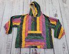 Vintage 90s Angelique Imports NYC Lightweight Colorblock Hoodie Pullover (32)