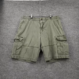 Timberland Cargo Shorts Mens 38 Green Army Utility Fatigue Gellar Surplus - Picture 1 of 17