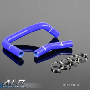 Blue Silicone Radiator Hose Kit Fit For 1983-1987 Toyota Corolla AE86 4AGE - Picture 1 of 12